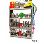 Miniature Stainless Steel Kids Kitchen Set with Rack – Mini Fridge, Mixer & Utensils Toy | Vijay H Stores Miniature stainless steel kids kitchen rack toy set with mini fridge mixer pots plates and utensils SS2 by Vijay H Stores