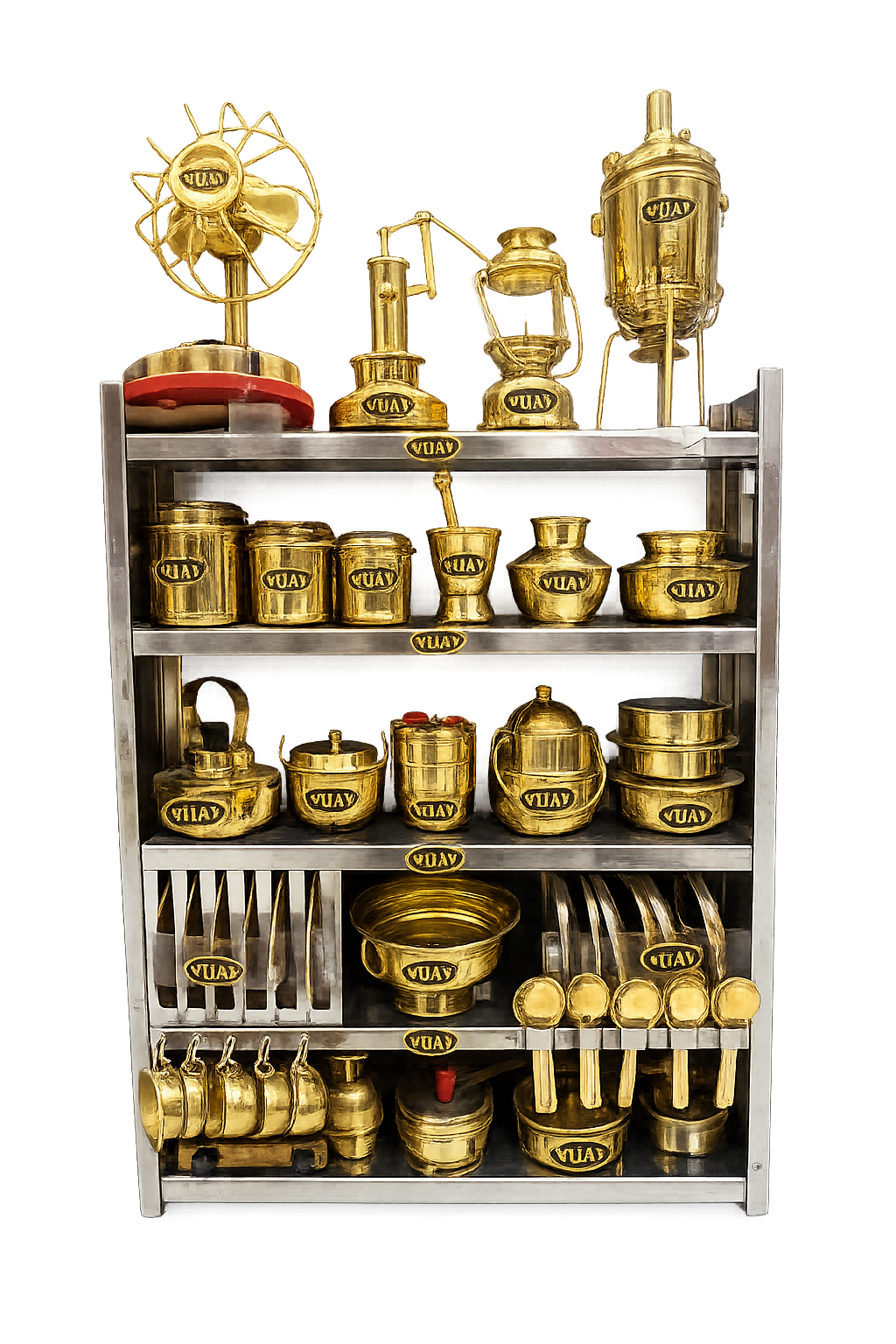 Brass Miniature – Pooja Collection Handcrafted brass miniature figurine for pooja and decor